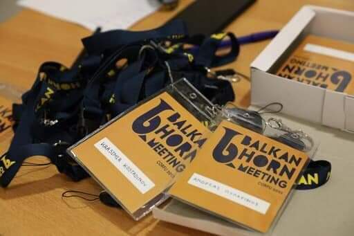 Co-sponsor, First Balkan Horn Meeting, Corfu, Greece