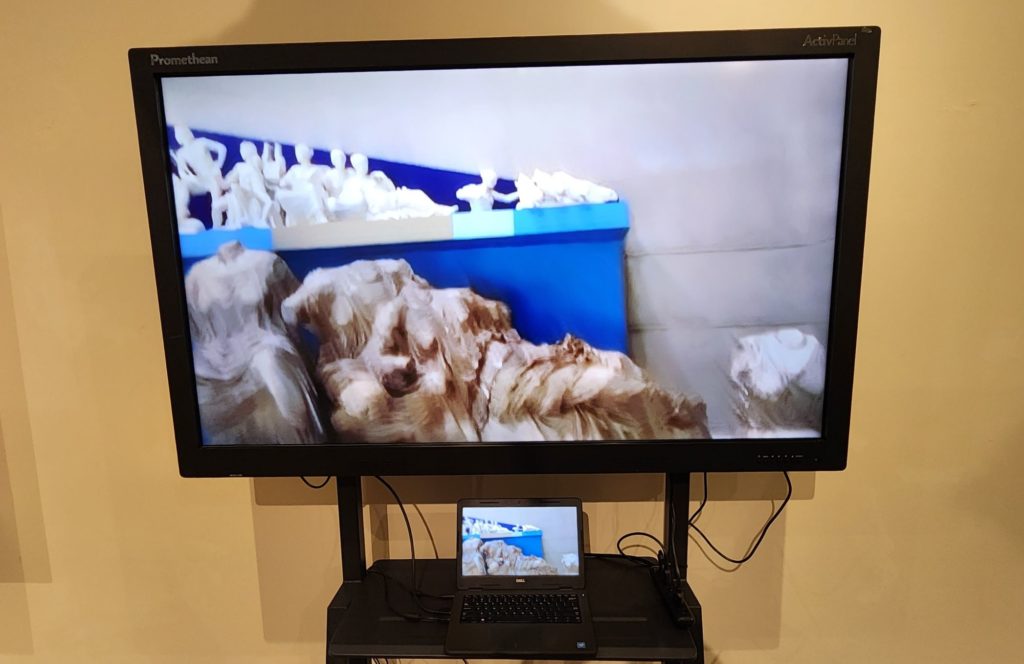 Students worked with sponsors to include two educational video presentations.