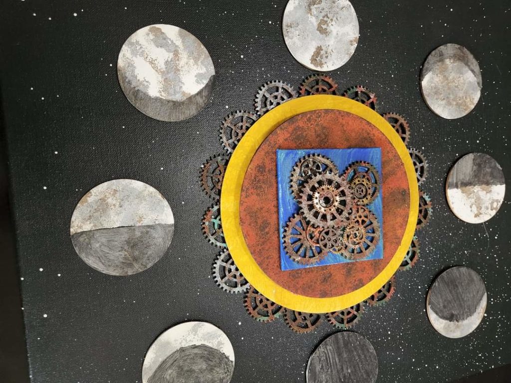 Art piece based on the Antikythera Mechanism.